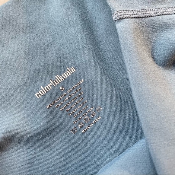 COLORFULKOALA Buttery Soft Leggings - Havelock Blue Size Small - Picture 5 of 11